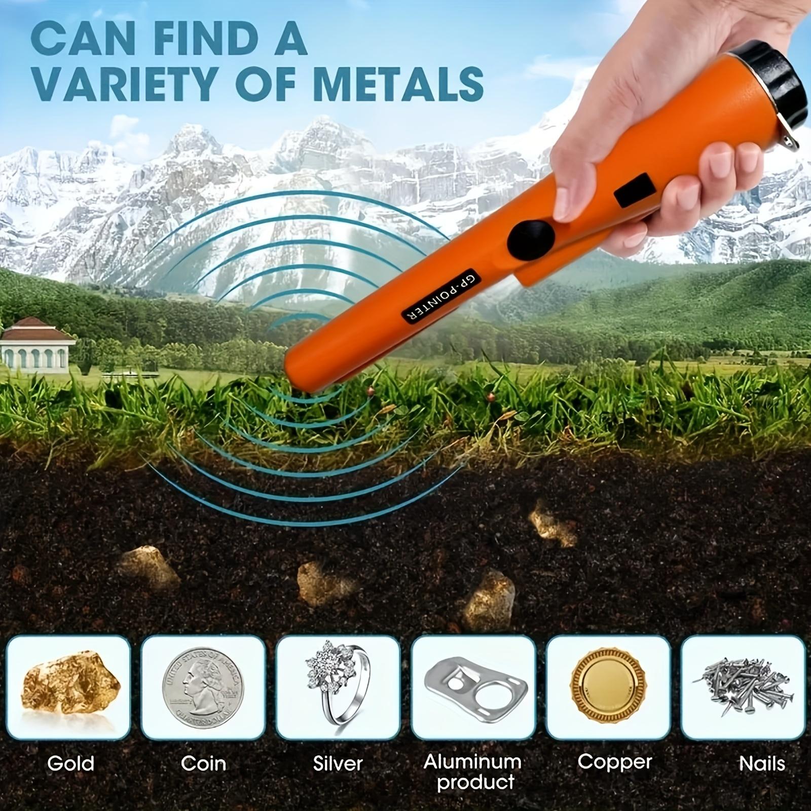 Metal detector pinpointer for accurate target location