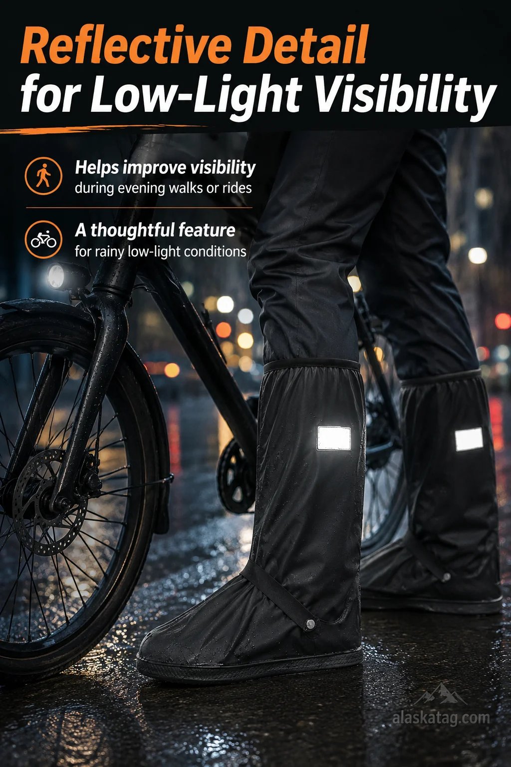Reflective detail for low-light visibility