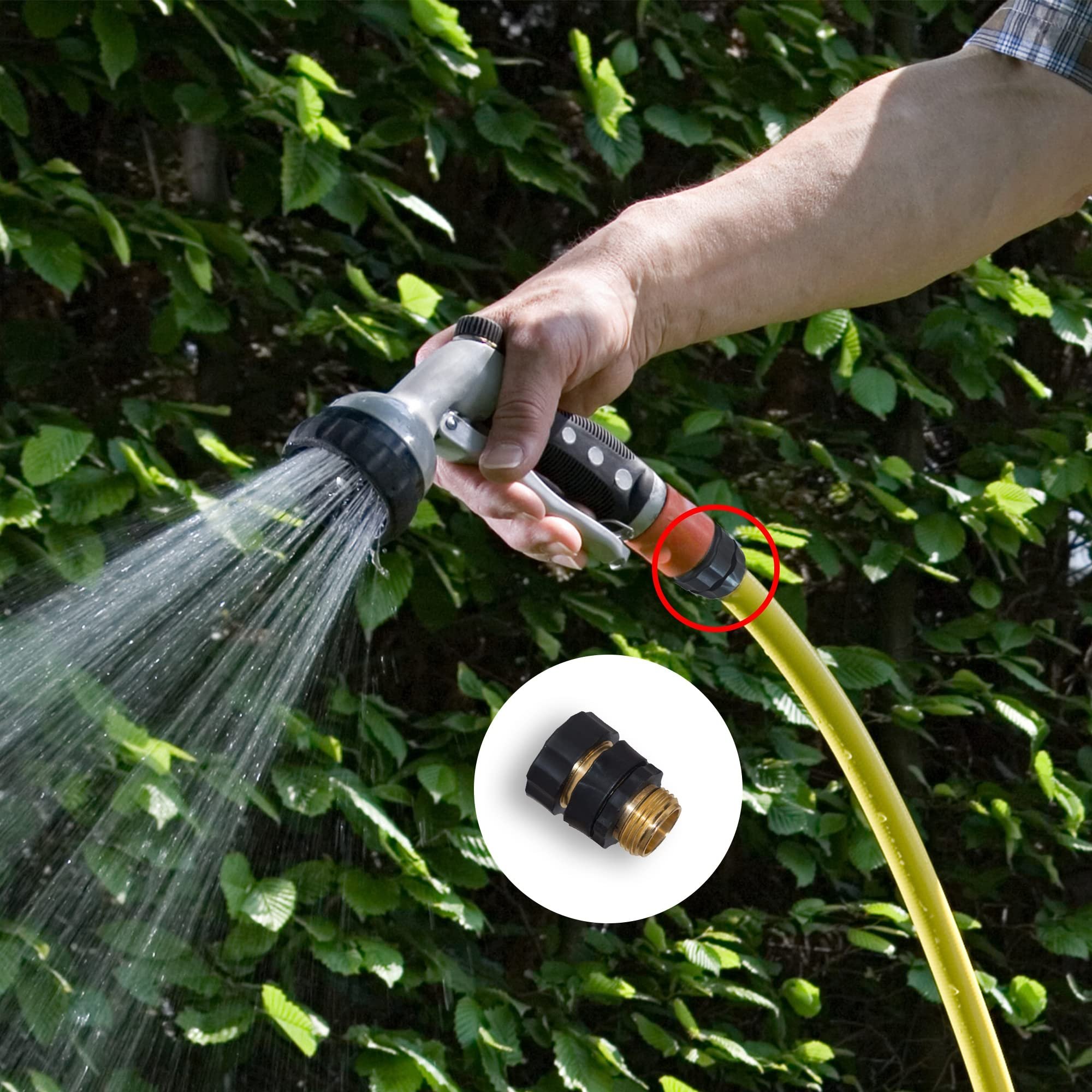 Durable garden hose quick connector