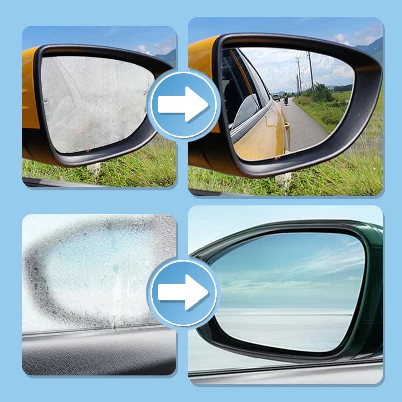 Long-lasting anti-fog coating protection on glass