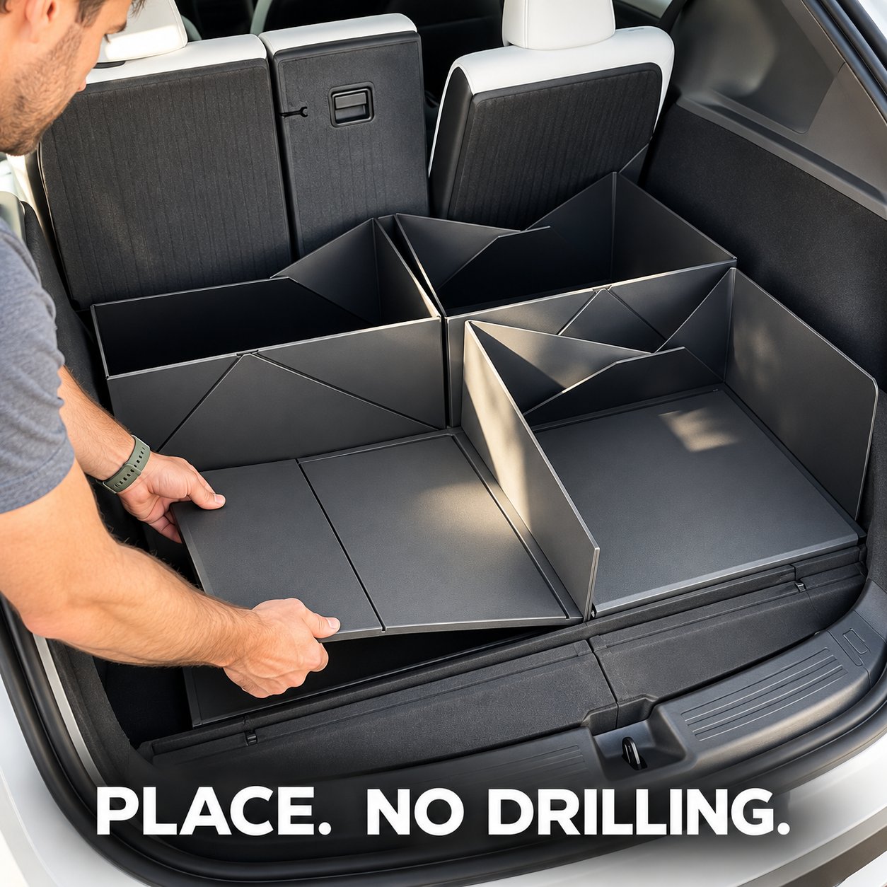 No Drilling. No Adhesive. No Permanent Install.