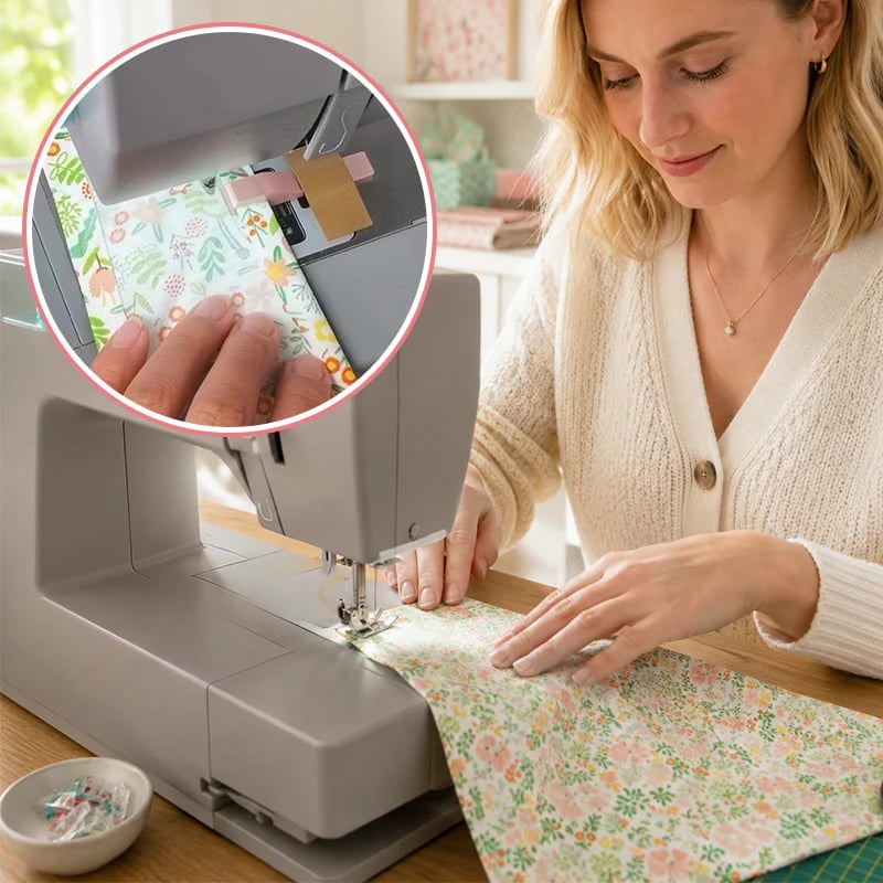 Beginner-friendly sewing machine seam guide