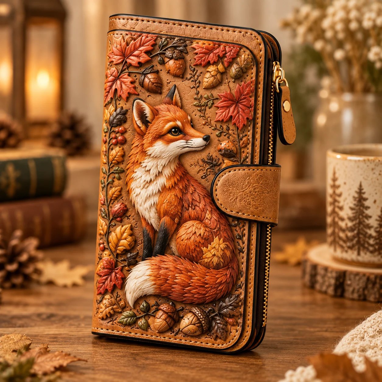 Vintage Embossed Art Wallet – 10 Story-Inspired Designs