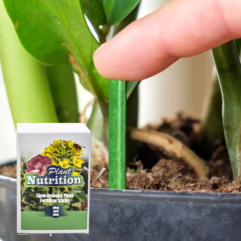 Slow-release plant fertilizer sticks NPK formula