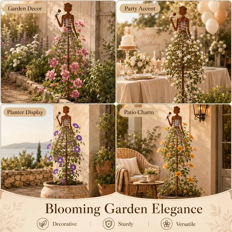 Easy-to-place garden height
