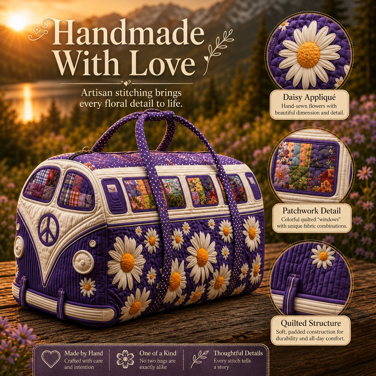 Roomy travel tote storage