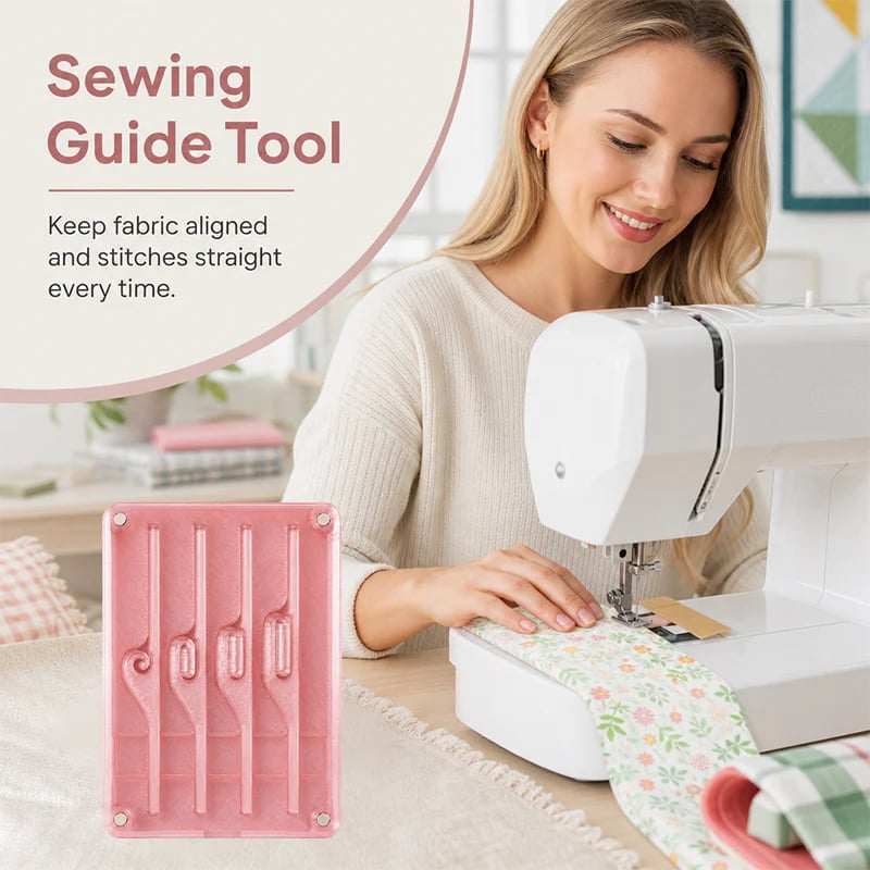 Compact sewing machine auxiliary guide tool