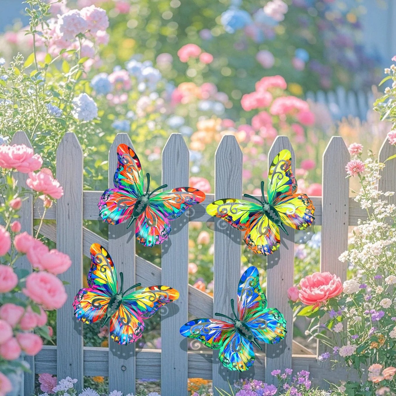 Metal butterfly detail