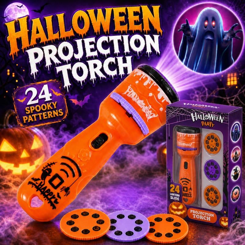 Projection Flashlight Dual Mode