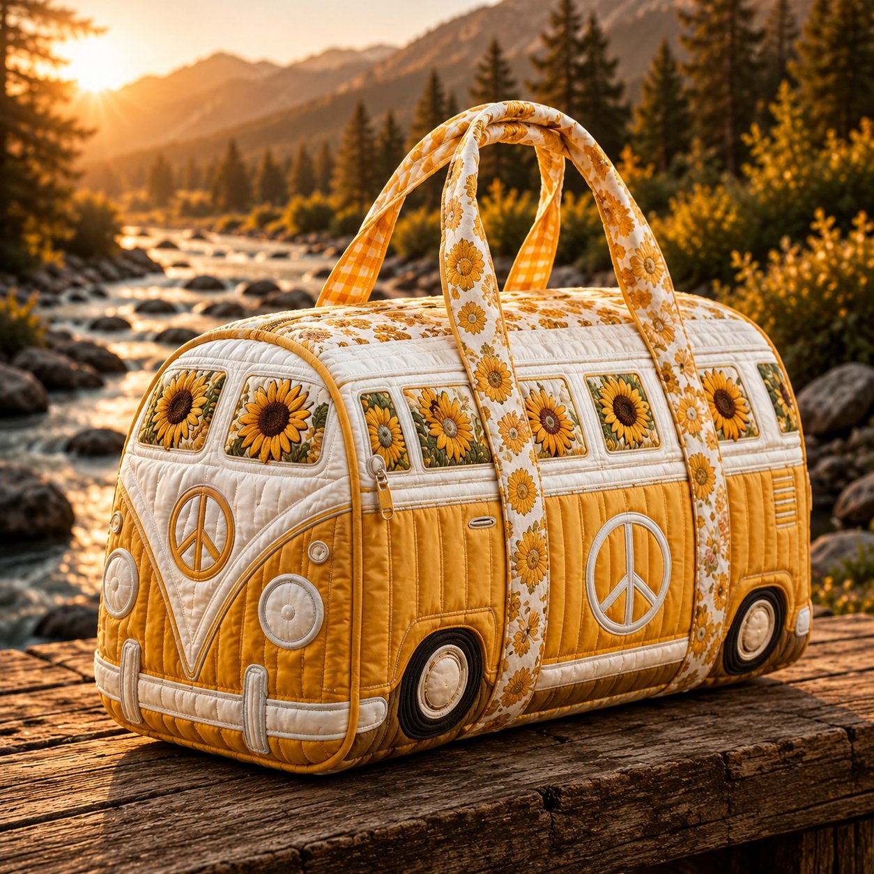 Soft lightweight quilted tote
