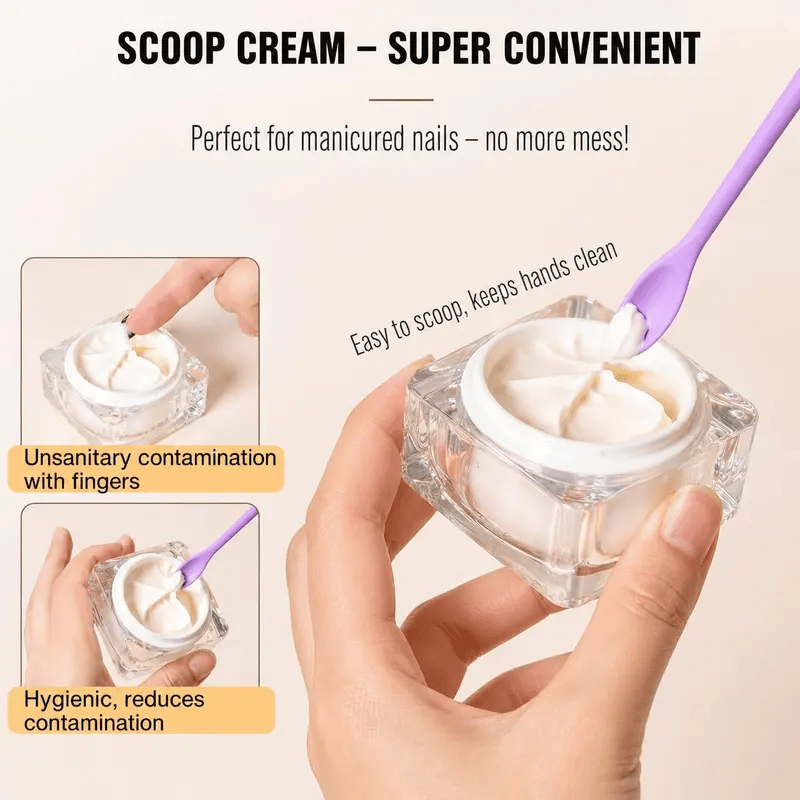 Mini spatula for narrow bottles