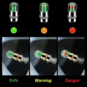 [8 PCS ]Car Auto Tire Pressure Monitor Valve, Car Pressure Monitor Valve Stem, Tire Pressure Monitor Valve Stem Cap for Medium-Sized, Small, Motorbikes, Bicycles