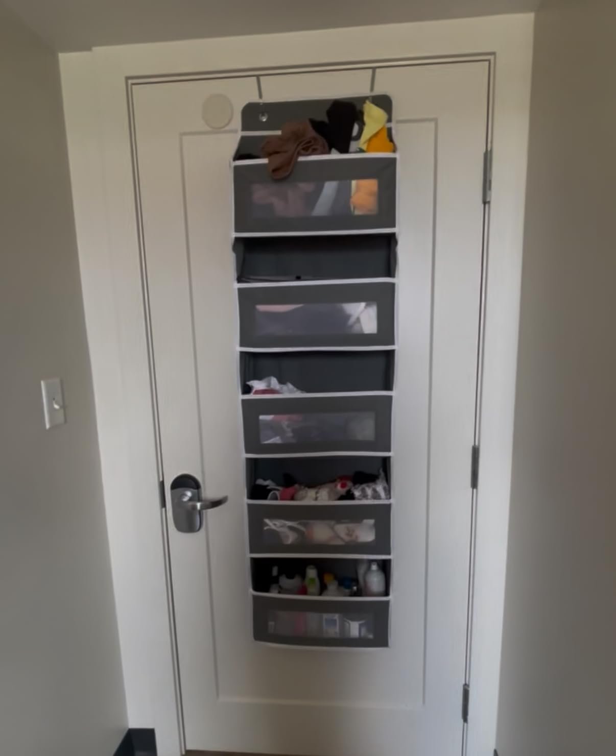 over door organizer small space storage