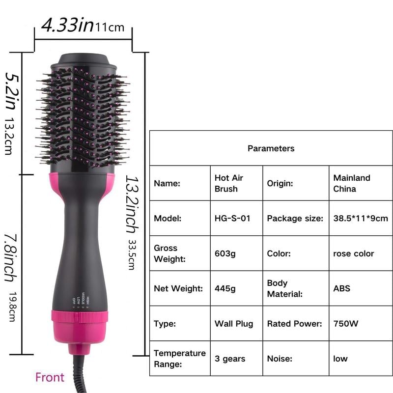 4 in 1 Hair Dryer Straightener, Multi-use Hair Dryer Brush with Aluminum Tube Comb Head, Lightweight Design Hot Air Comb for Home & Salon Use, Electric Curler, Curly Iron 4 in 1 Hair Dryer Straightener, Multi-use Hair Dryer Brush with Aluminum Tube Comb Head, Lightweight Design Hot Air Comb for Home & Salon Use, Electric Curler, Curly Iron