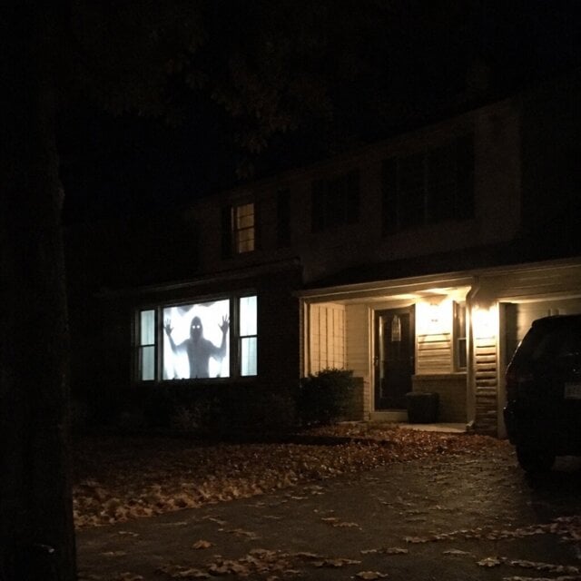 Aisha Halloween projector customer photo