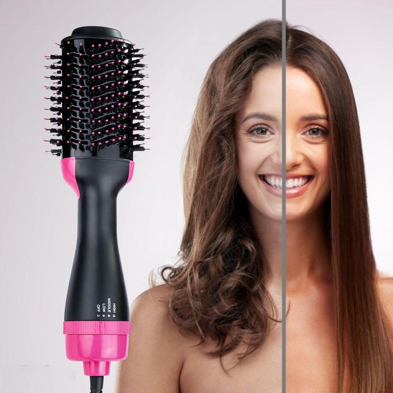 4 in 1 Hair Dryer Straightener, Multi-use Hair Dryer Brush with Aluminum Tube Comb Head, Lightweight Design Hot Air Comb for Home & Salon Use, Electric Curler, Curly Iron 4 in 1 Hair Dryer Straightener, Multi-use Hair Dryer Brush with Aluminum Tube Comb Head, Lightweight Design Hot Air Comb for Home & Salon Use, Electric Curler, Curly Iron