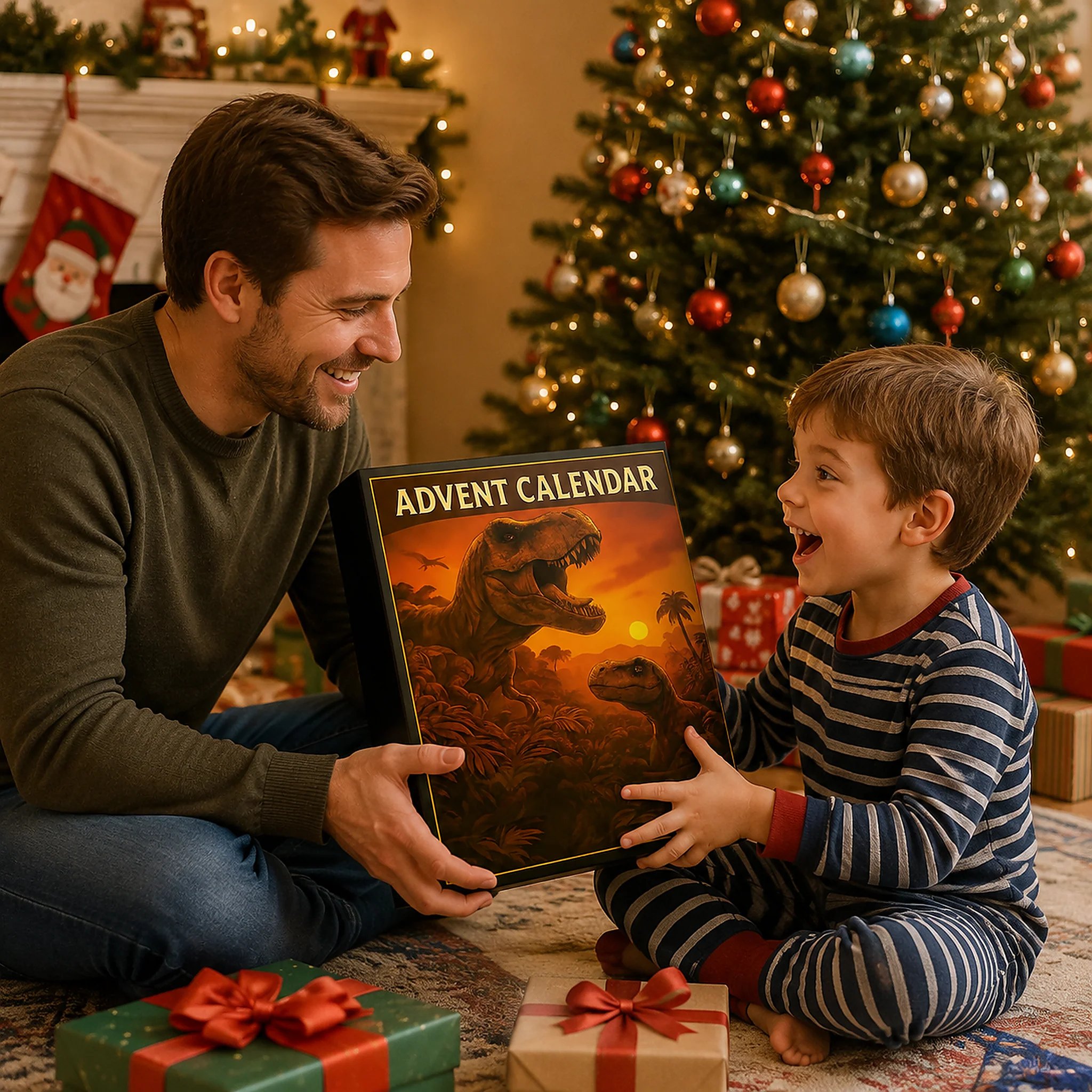 Dinosaur Advent Calendar Christmas gift