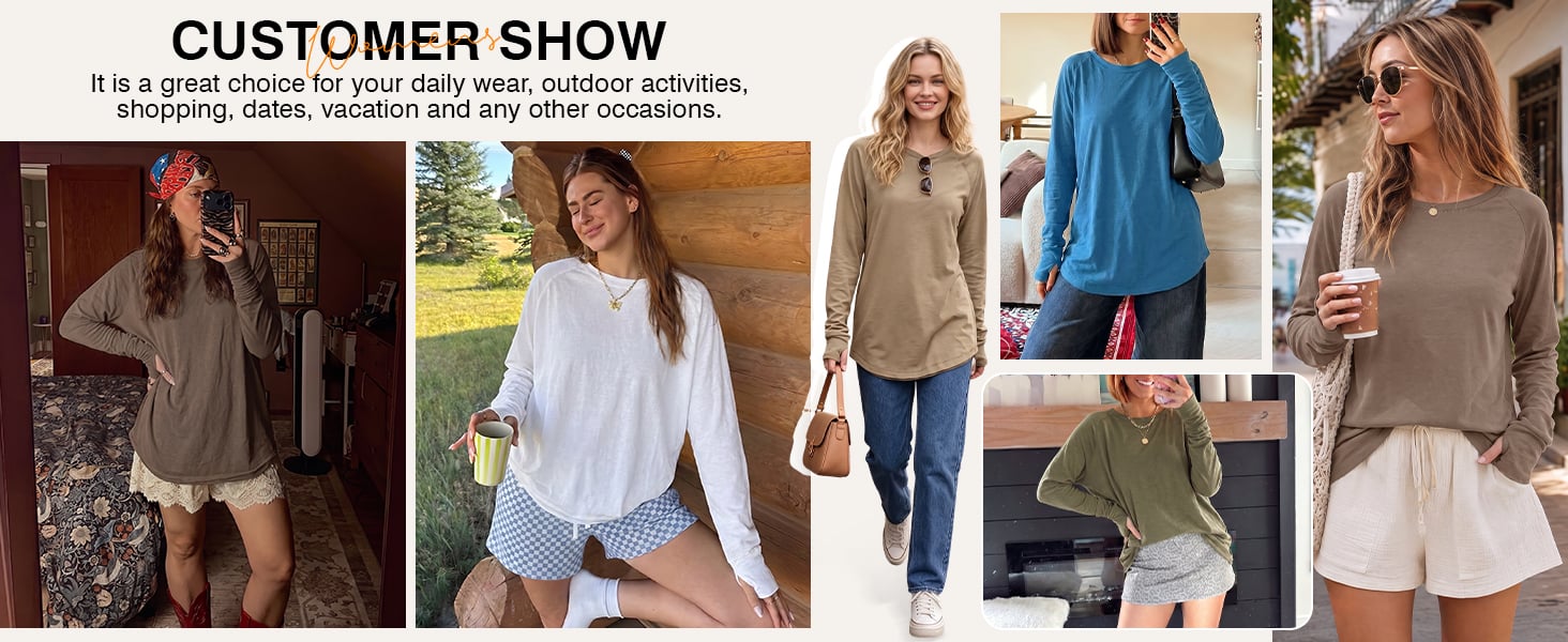 customer photos showing women styling long sleeve oversized tunic tops customer photos showing women styling long sleeve oversized tunic tops
