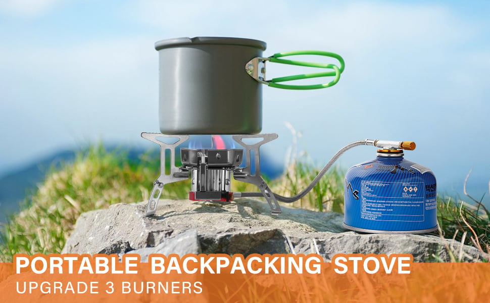 Camping Outdoor Windproof Gas Burner 5800W