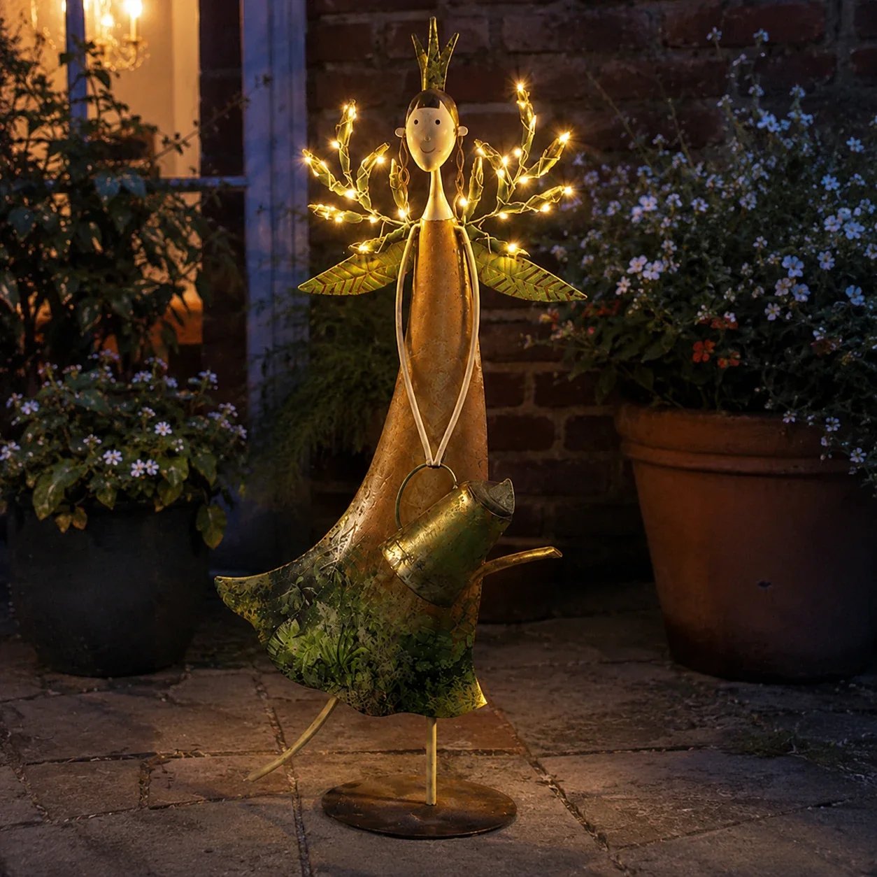 Foto de jardim personalizada da Twilight Glow Garden Girl