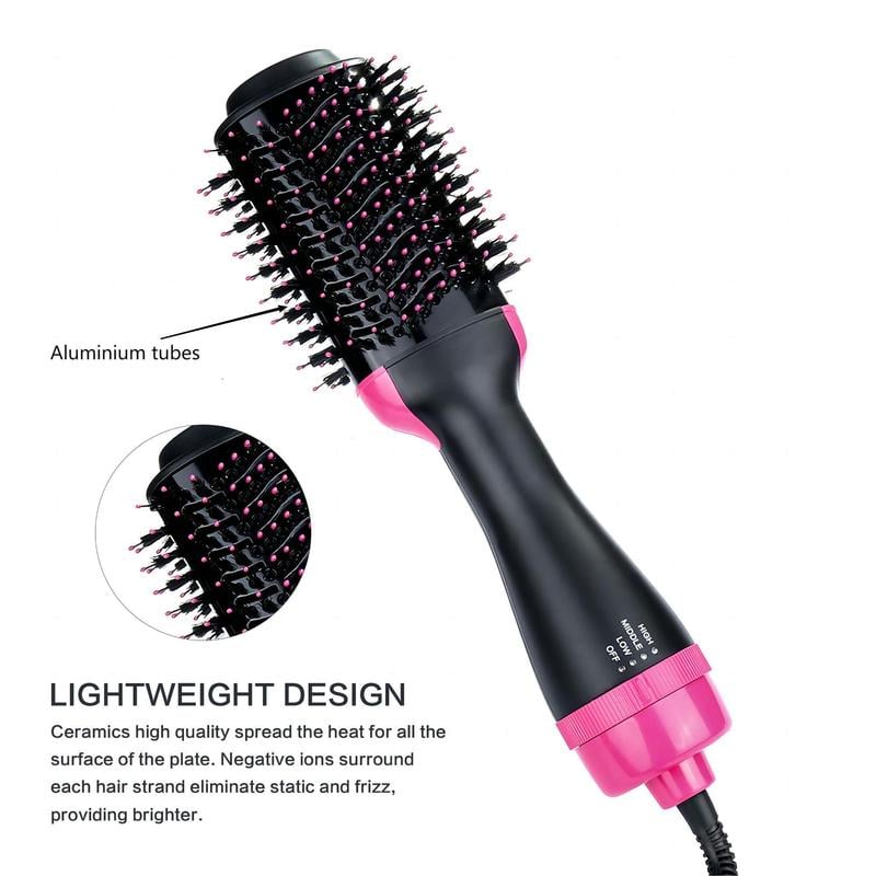 4 in 1 Hair Dryer Straightener, Multi-use Hair Dryer Brush with Aluminum Tube Comb Head, Lightweight Design Hot Air Comb for Home & Salon Use, Electric Curler, Curly Iron 4 in 1 Hair Dryer Straightener, Multi-use Hair Dryer Brush with Aluminum Tube Comb Head, Lightweight Design Hot Air Comb for Home & Salon Use, Electric Curler, Curly Iron