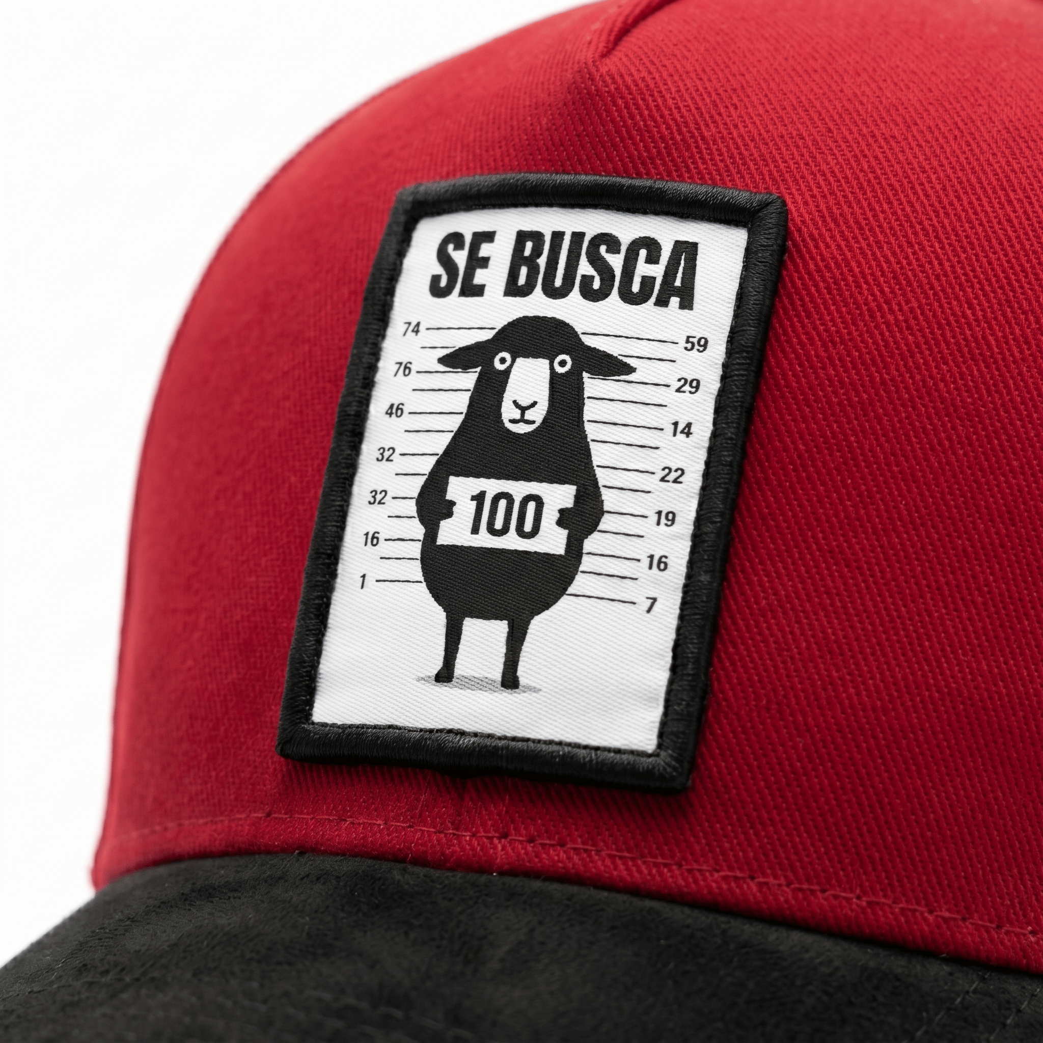 Wanted 100th Sheep Hat front patch