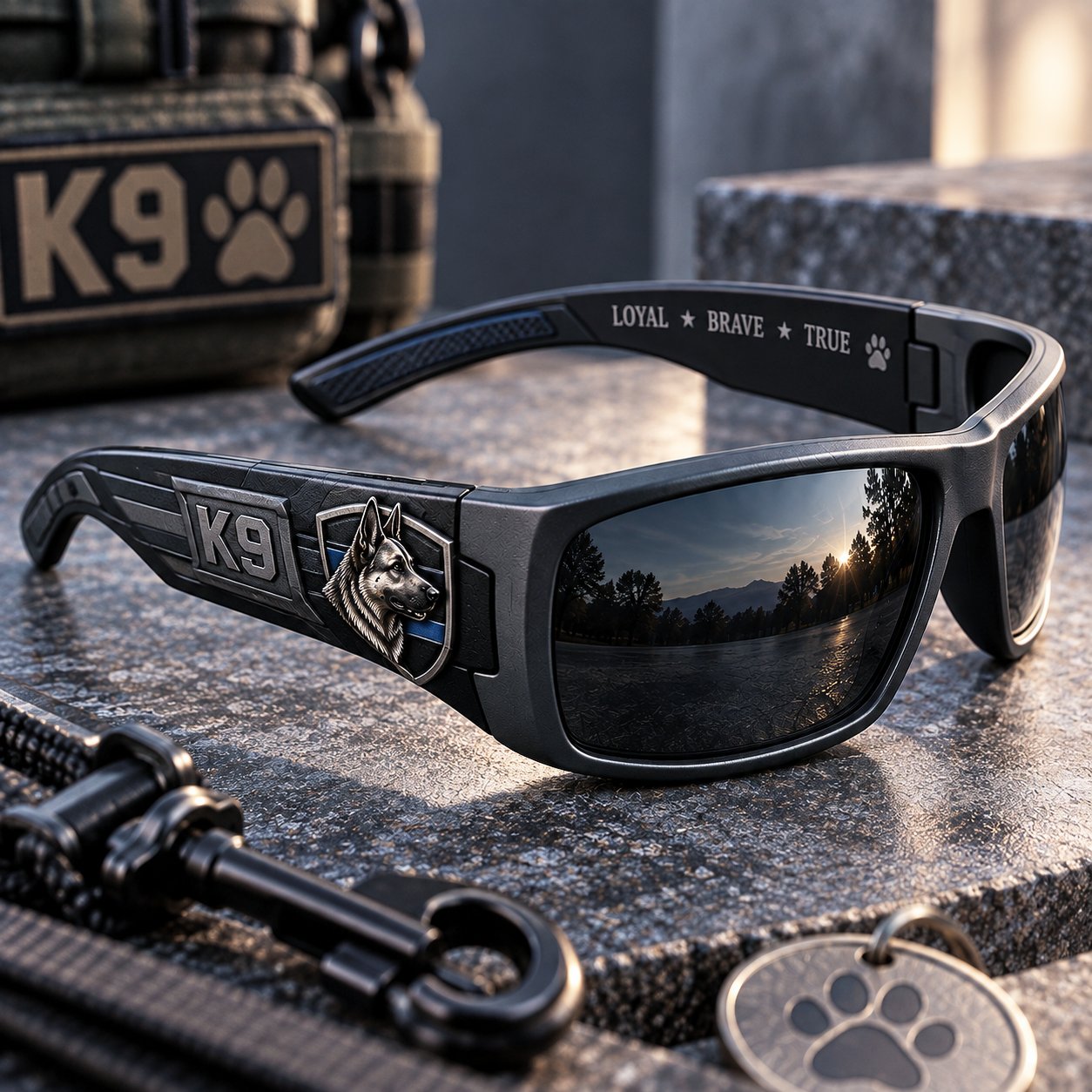 Black Shield K9 Guardian sunglasses