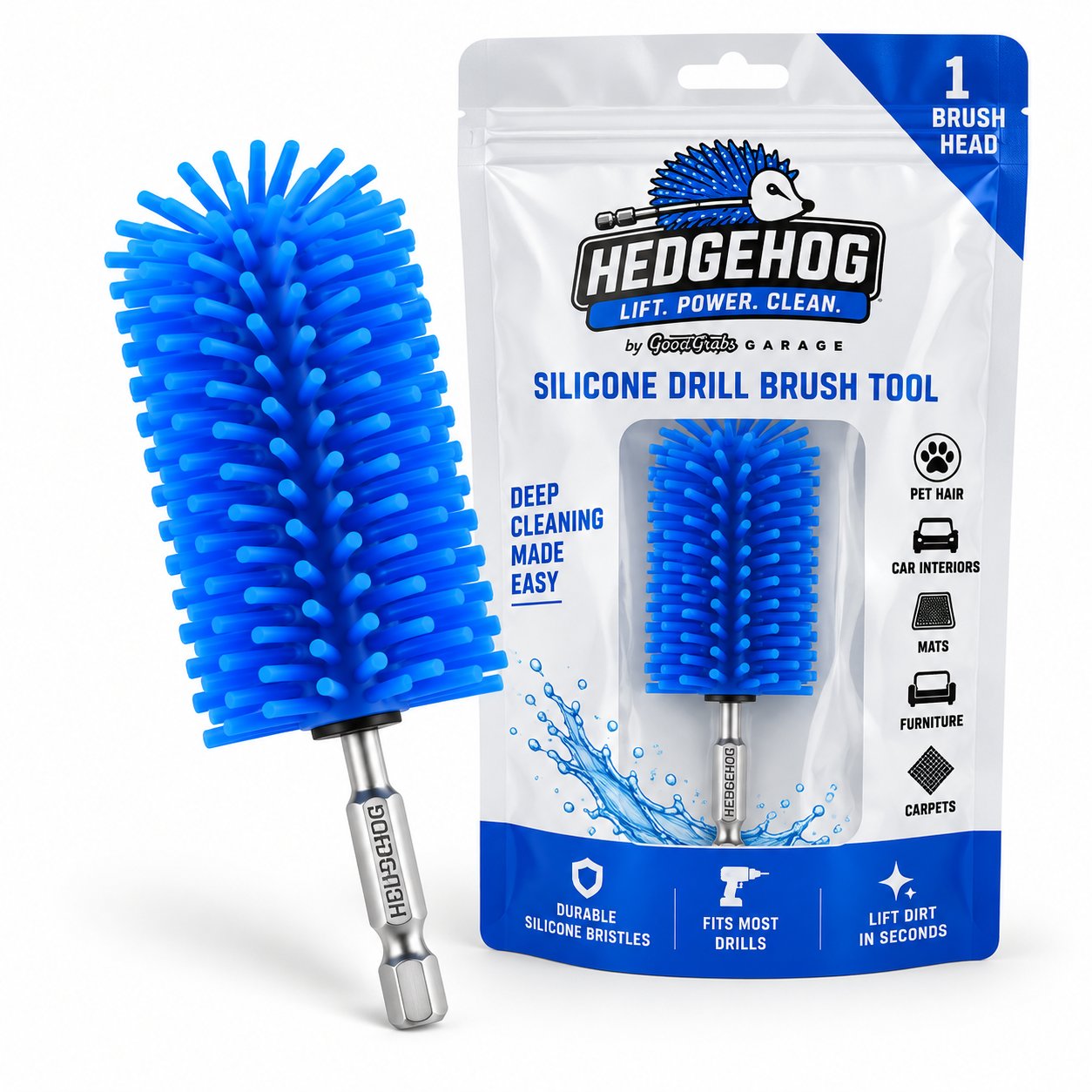 Pet hair removal result