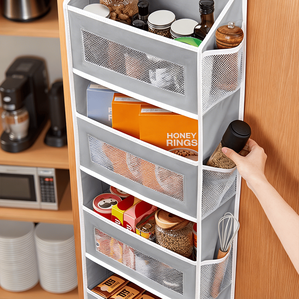 over door hanging storage organizer details