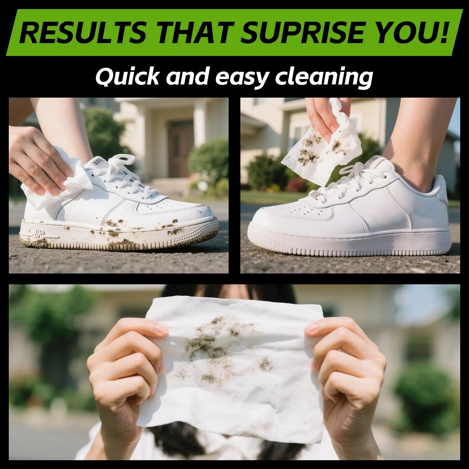 Foam shoe cleaner suitable for many sneaker canvas mesh rubber and synthetic materials