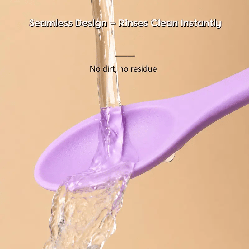 Mini silicone spoon end