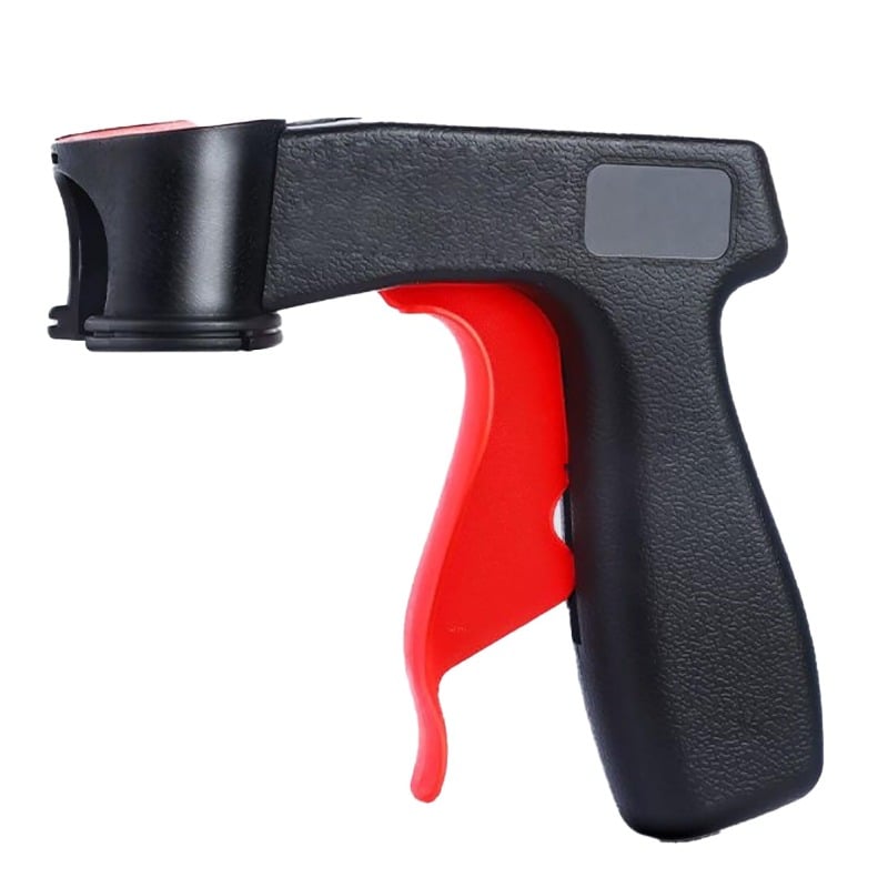 Ergonomic spray can trigger handle universal fit