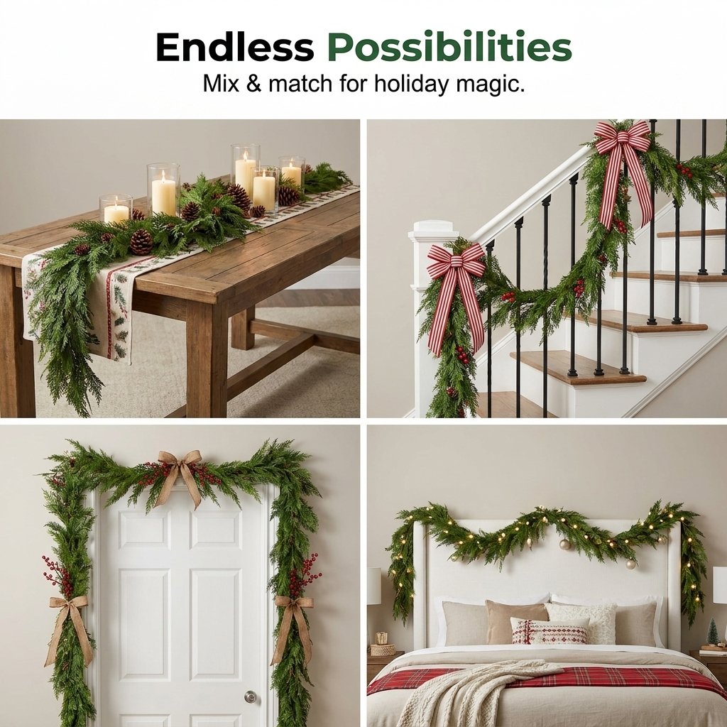 Endless Christmas Garland Possibilities