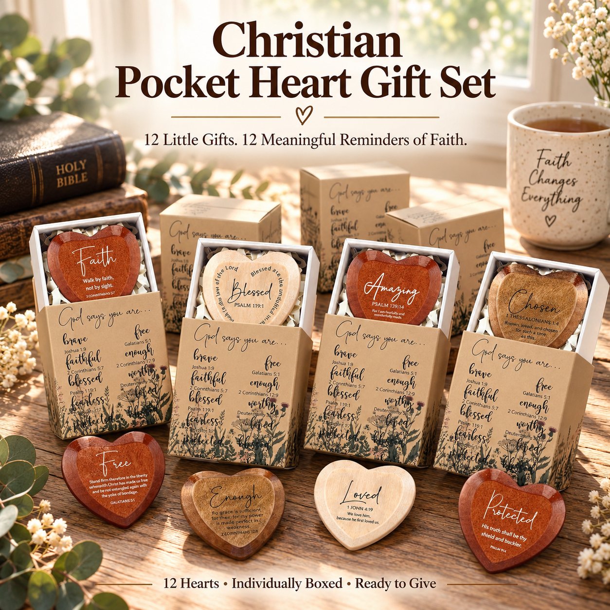 Christian pocket heart messages