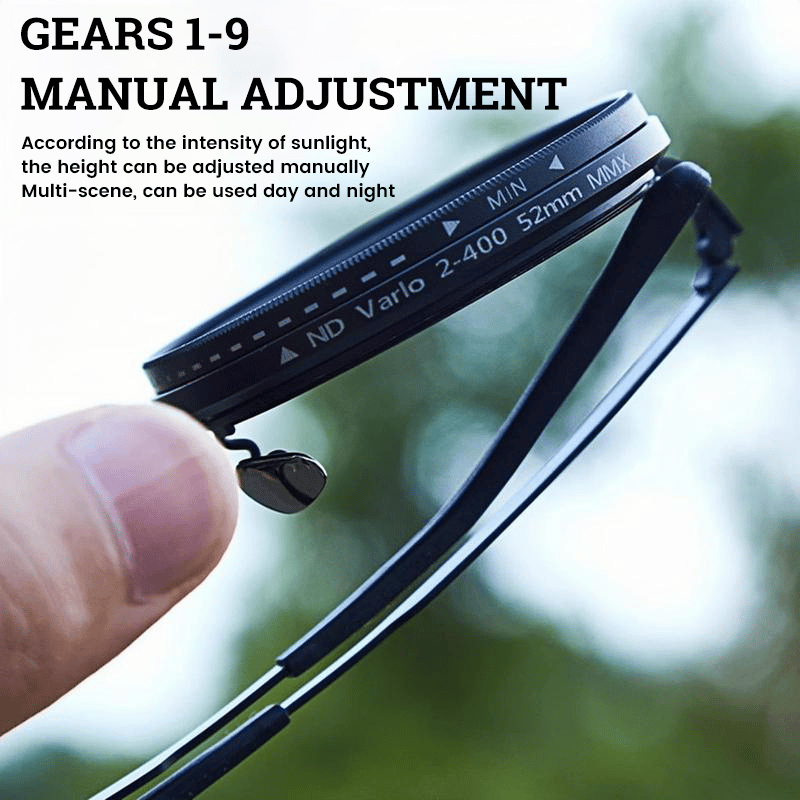 Adjustable tint sunglasses