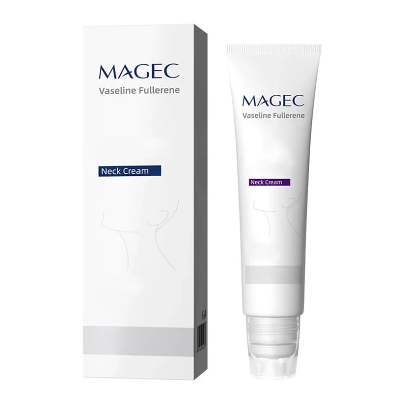 Reduces Wrinkles and Double Chin,Five Rollers for All Around Massage,Neck Firming Cream