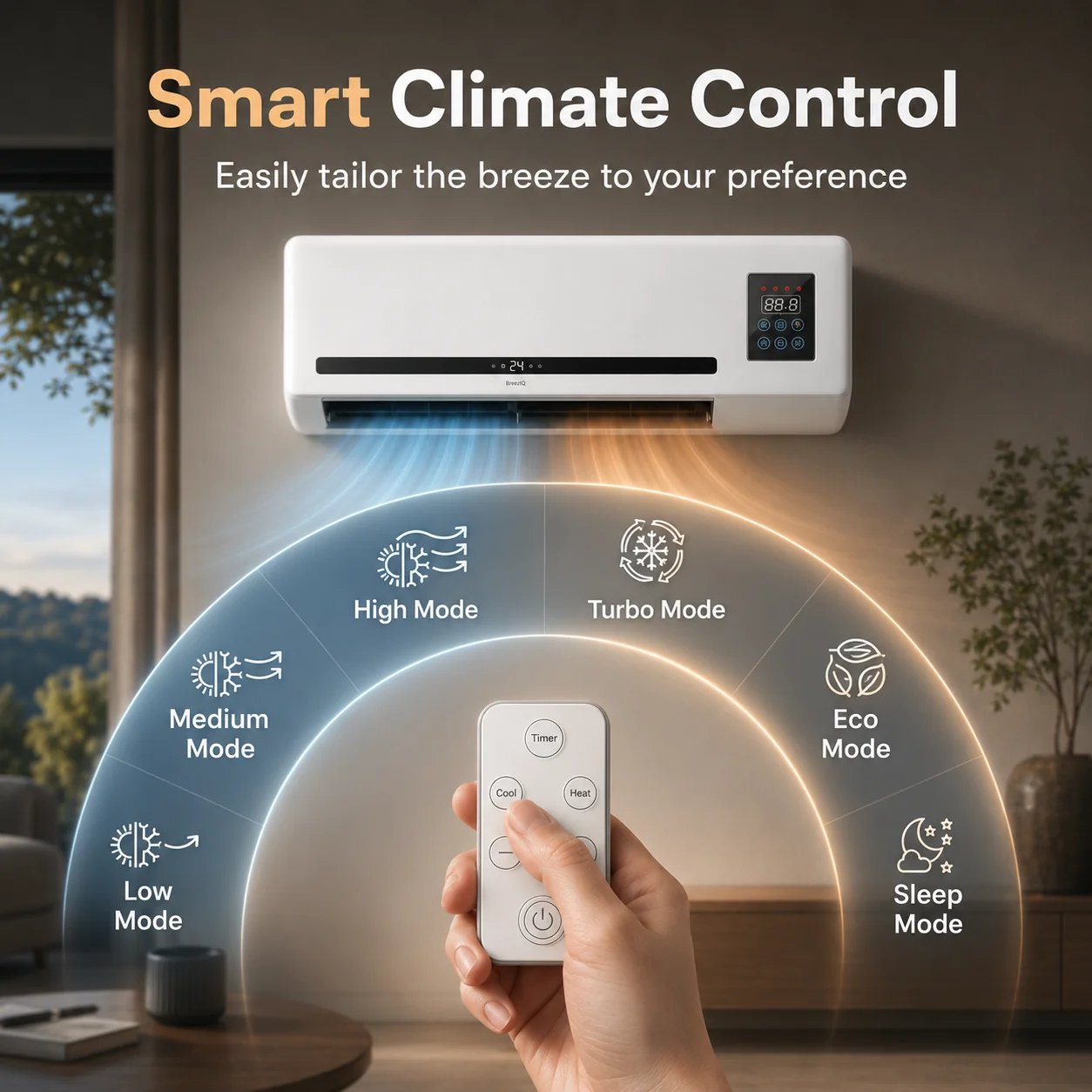 Remote and touchscreen controls