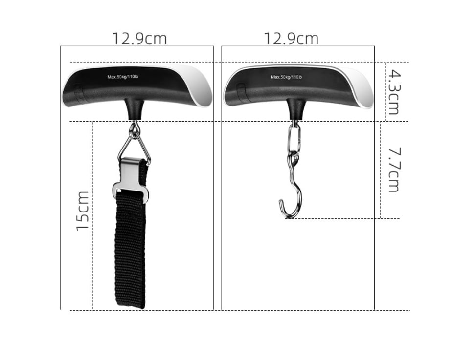 Product dimensions
