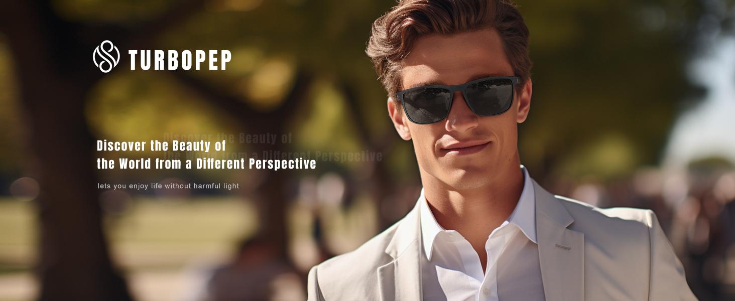TURBOPEP Full Options 3 Pairs HD Polarized Sunglasses 3 Pairs Unisex Square Frame UV Protection Lightweight Travel Accessories with Adjustable Hinges & Anti-Slip Nosepiece fashionable,Valentine Gifts