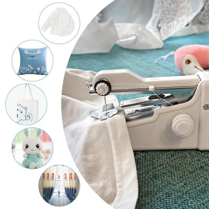 Mini Handheld Sewing Machine without Battery, 1 Count Portable Electric Stitcher, Sewing Supplies for Home Use, Gift for Mom, Fall Essentials, Christmas Gifts, Christmas Decorations