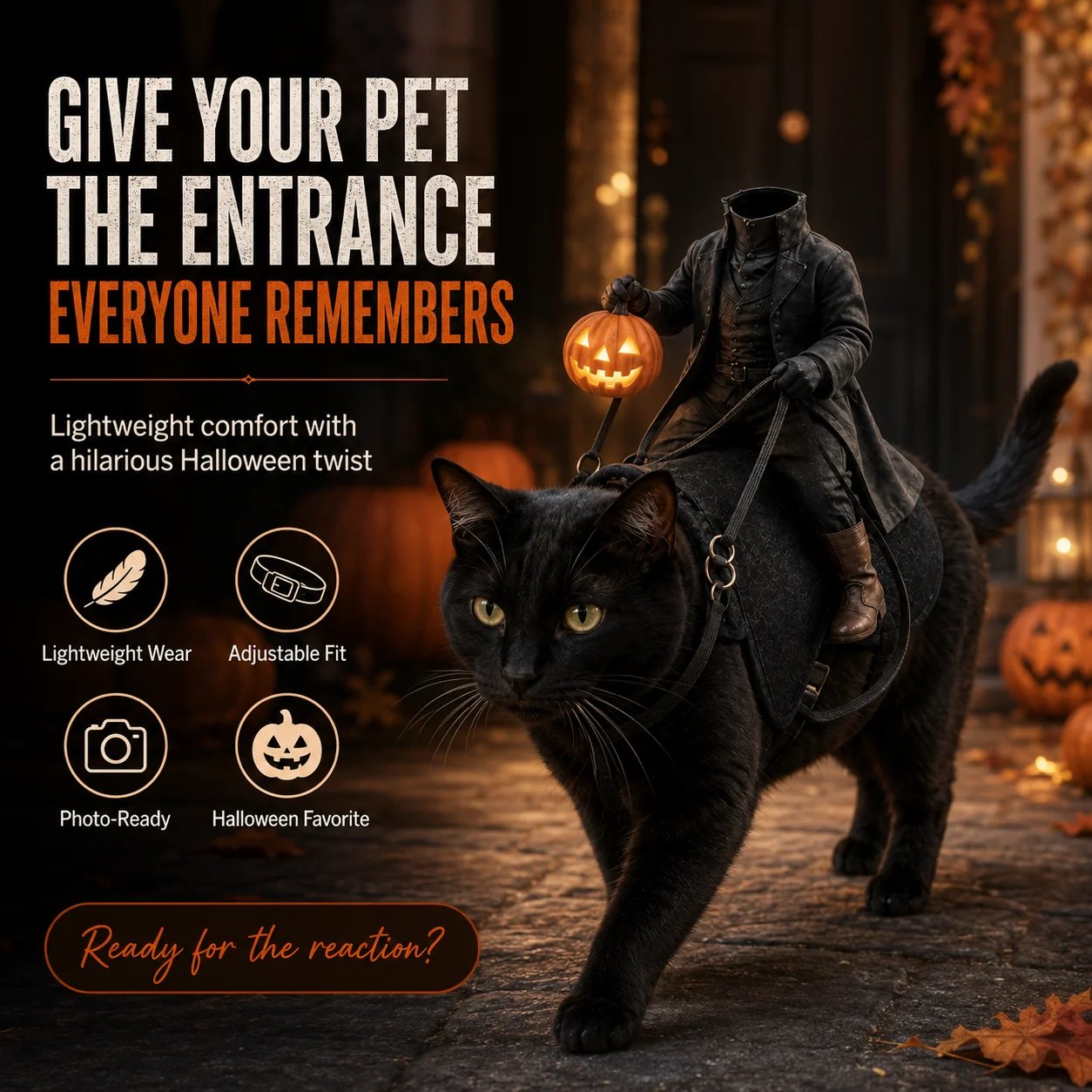 Headless Horseman costume structure