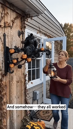 Different Halloween decorative hanging hook styles