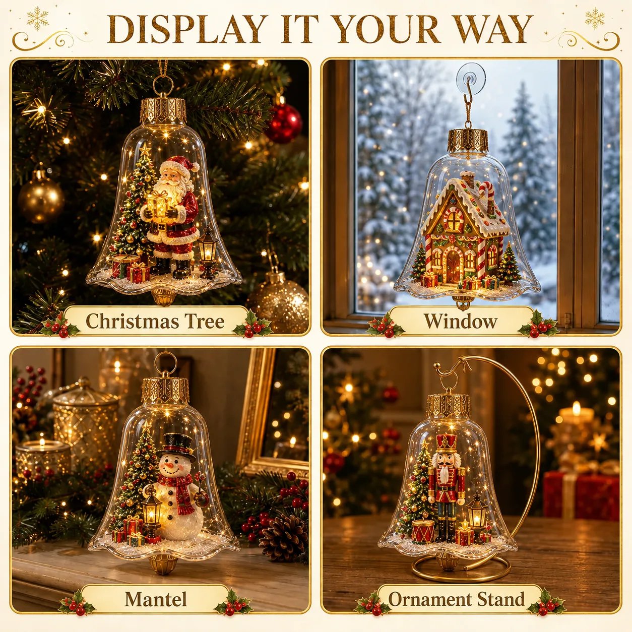 Christmas Ornament Display Ideas