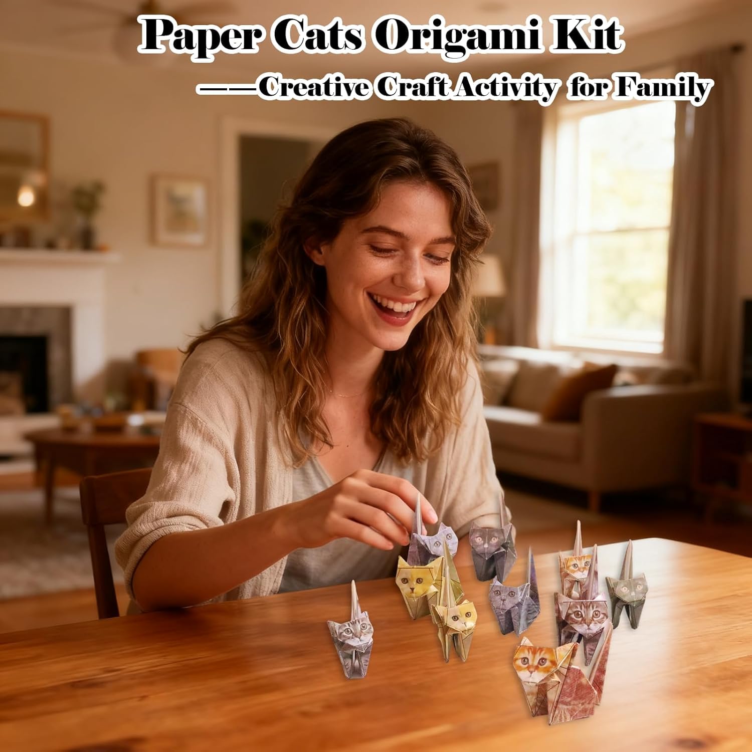 DIY Paper Cats Origami Kit