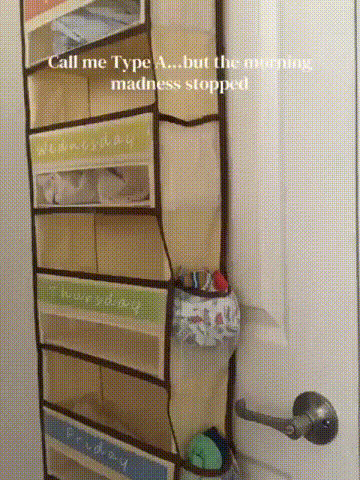 5-tier over the door hanging storage organizer