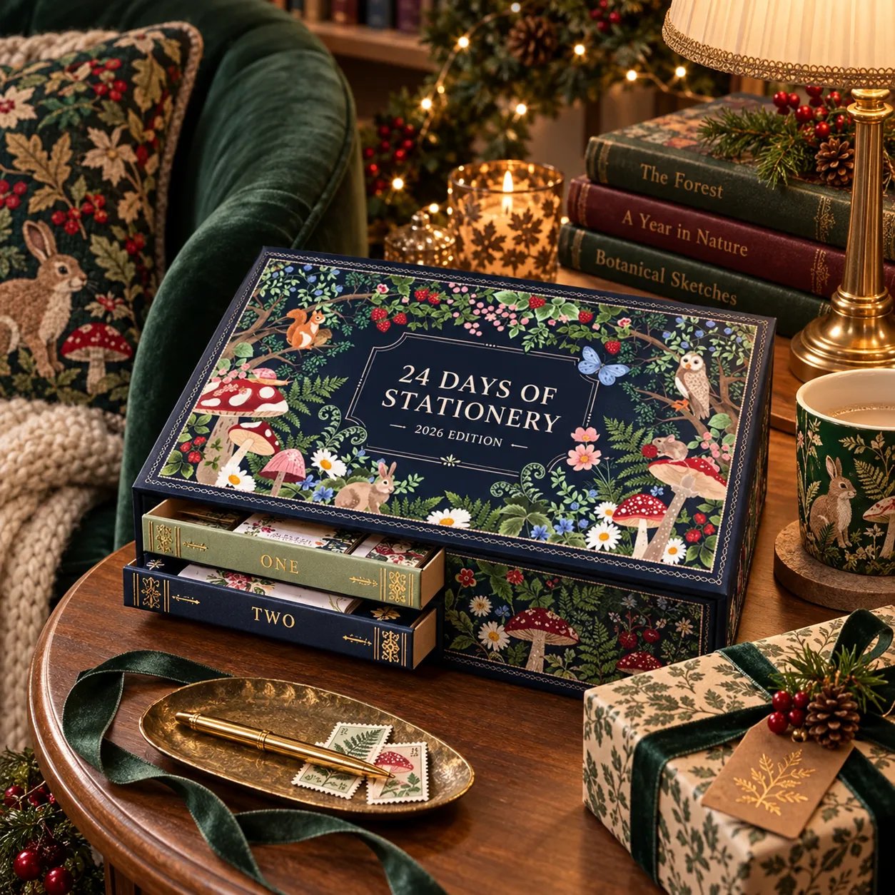 Book-style 24 Days of Stationery Advent Calendar