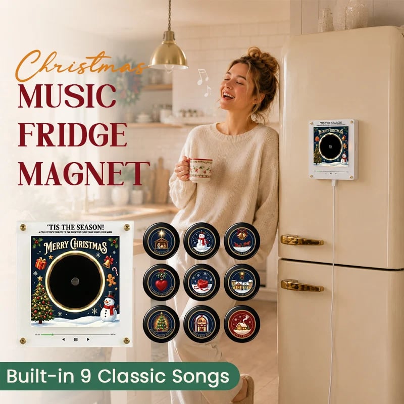 Christmas Music Fridge Magnet Overview