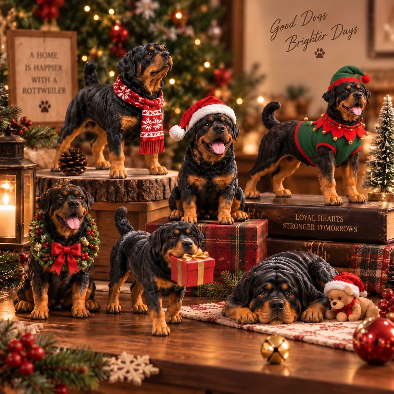 24 Days of Rottweilers Christmas collection