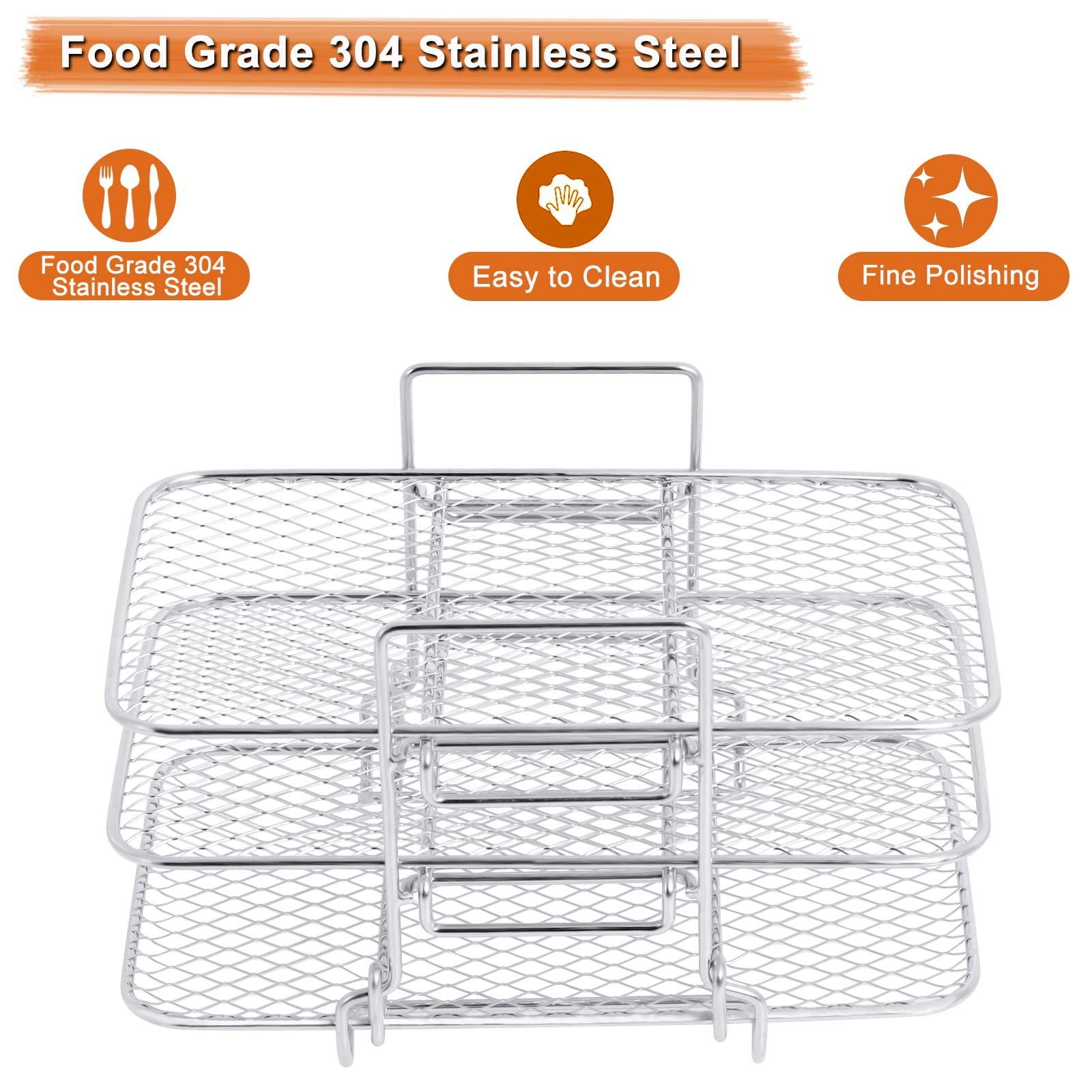 304 stainless steel air fryer rack
