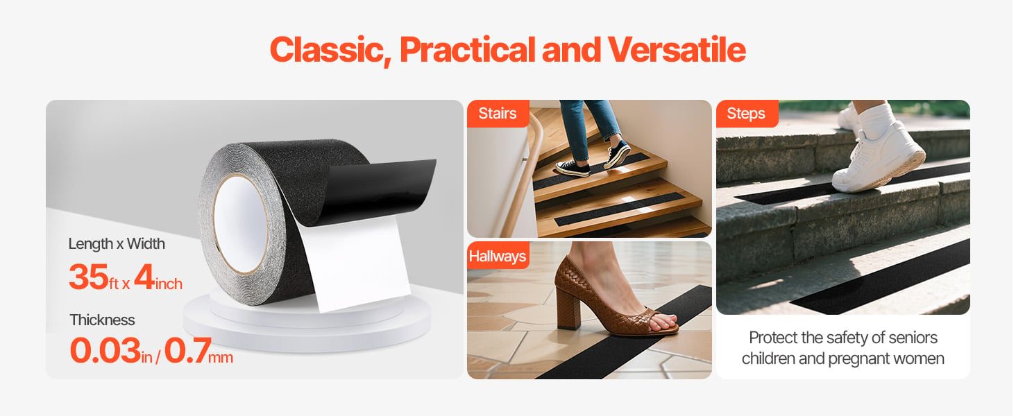 high traction non slip treads
